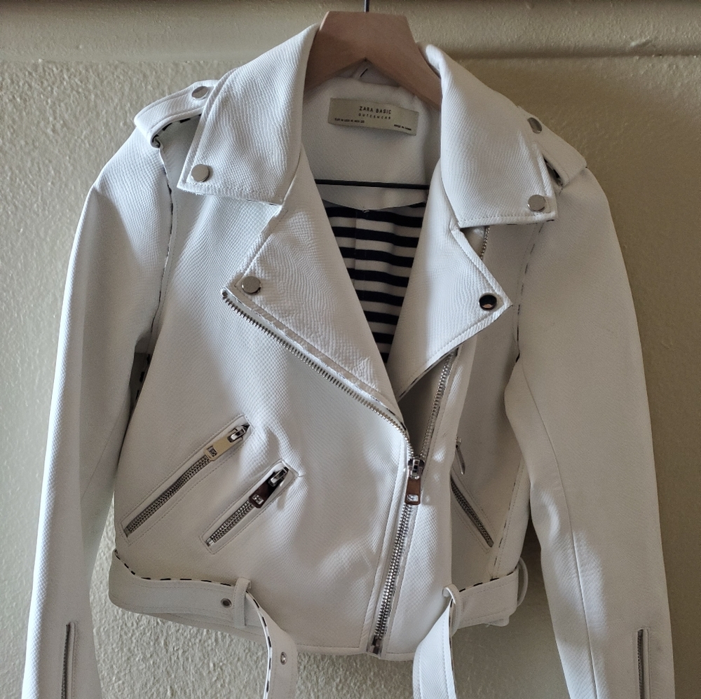 Zara pleather jacket